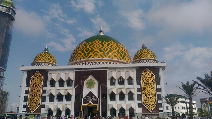 Masjid Darussalam Palangkaraya Kalimantan Tengah